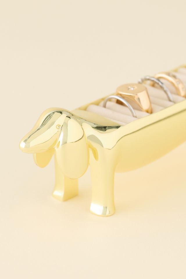 Doc Dachshund Shaped Ring Holder #1