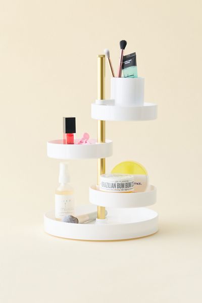 Cecilia Rotating Tiered Makeup Organizer