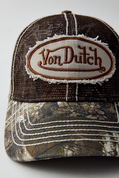 Von Dutch Realtree Camo Raw Patch Hat