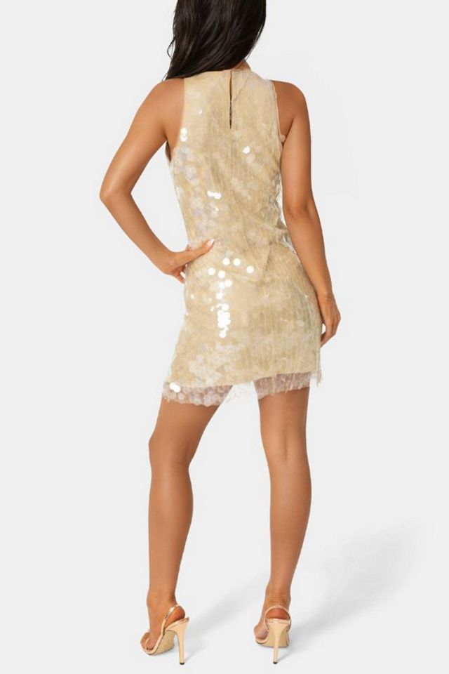 Bebe Clear Sequin Dress #2