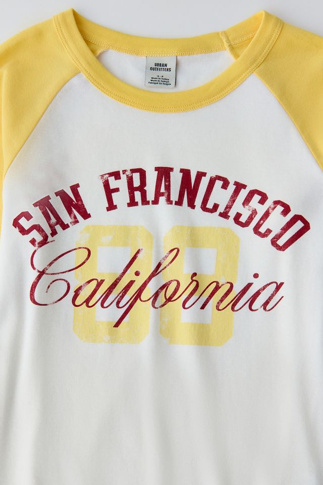 San Francisco Graphic Raglan 3/4 Sleeve Tee #4