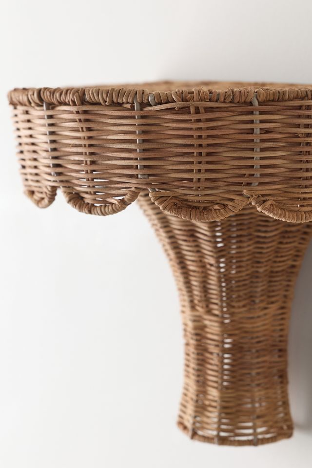 Lorelei Hand-Woven Rattan Wall Shelf #2