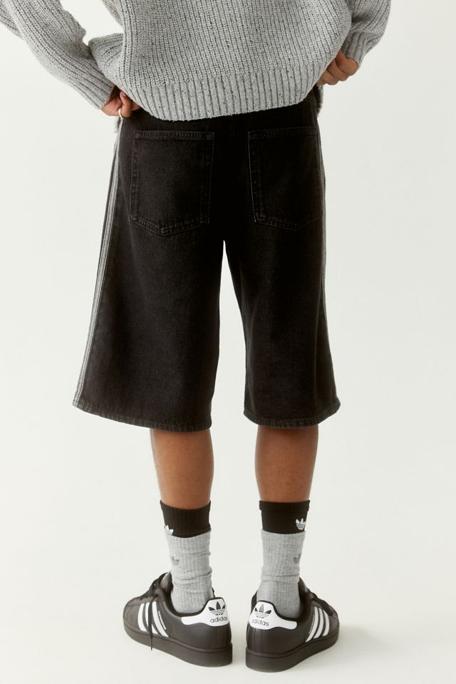 adidas Firebird Adicolor Denim Track Shorts #4
