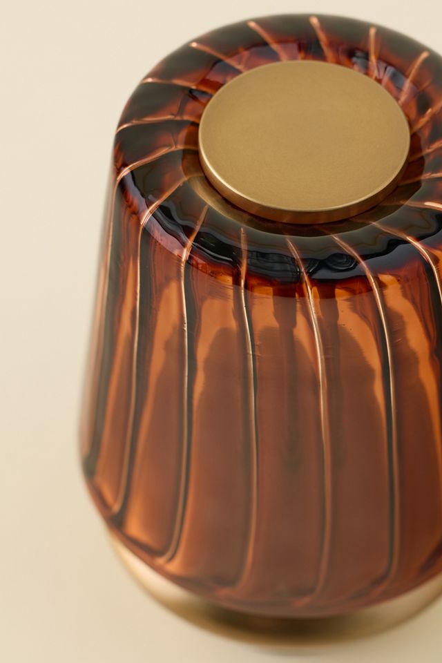 Sabrina Pleated Glass Rechargeable LED Table Lamp #3