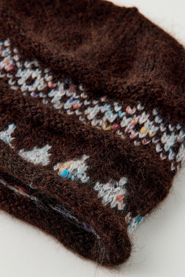 Fair Isle Roll Beanie #1