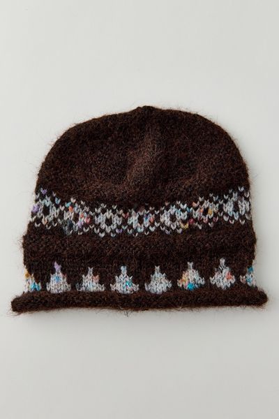 Fair Isle Roll Beanie
