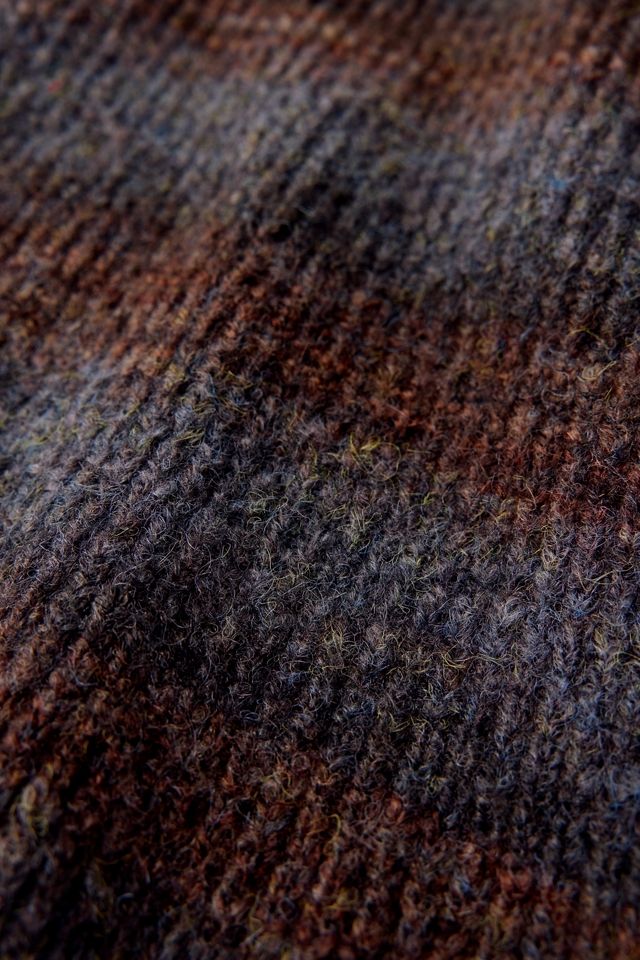 Ombre Stripe Knit Hood #1