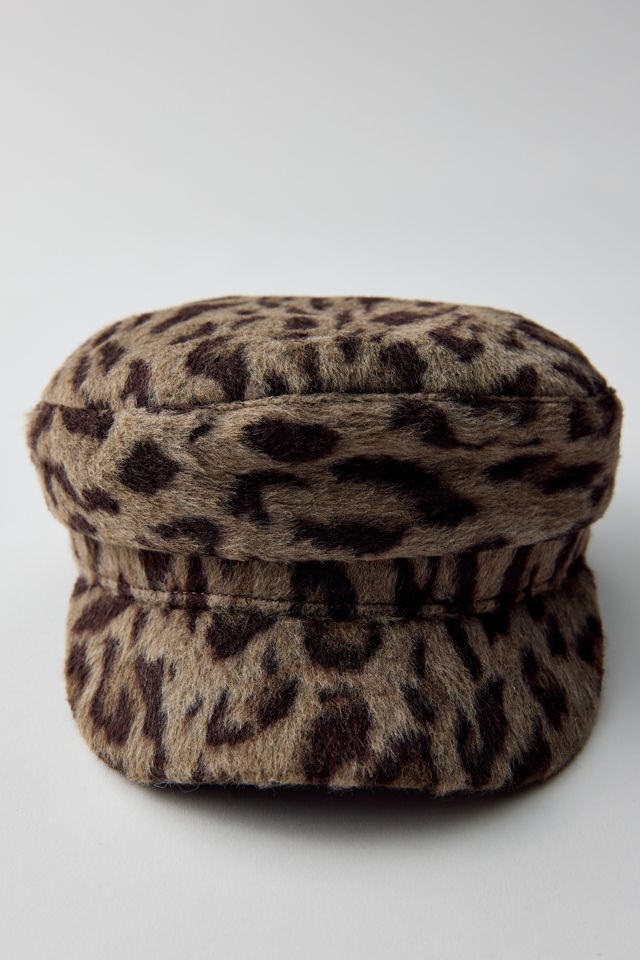 Chapeau de charretier à motif léopard #1