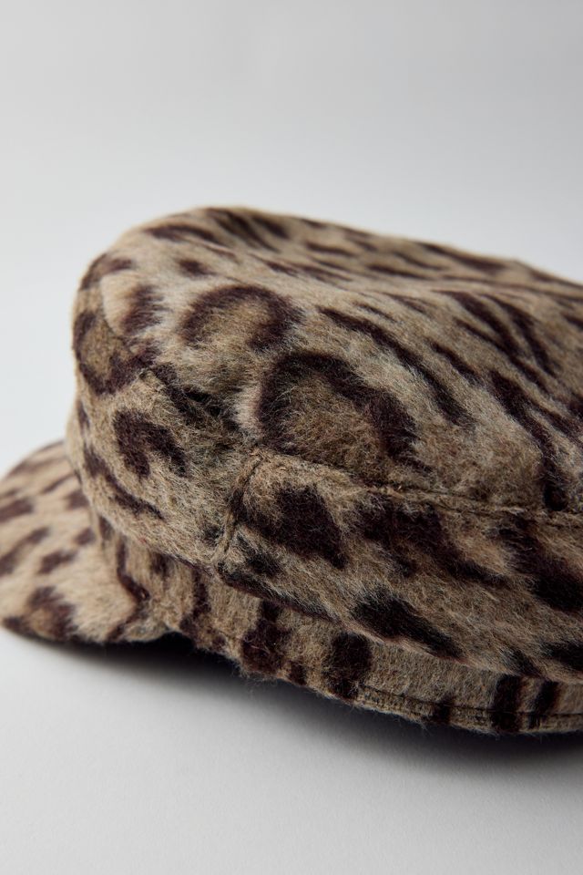 Chapeau de charretier à motif léopard #3