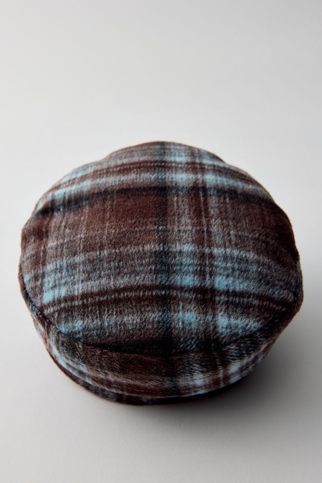 Plaid Pattern Baker Boy Hat #1
