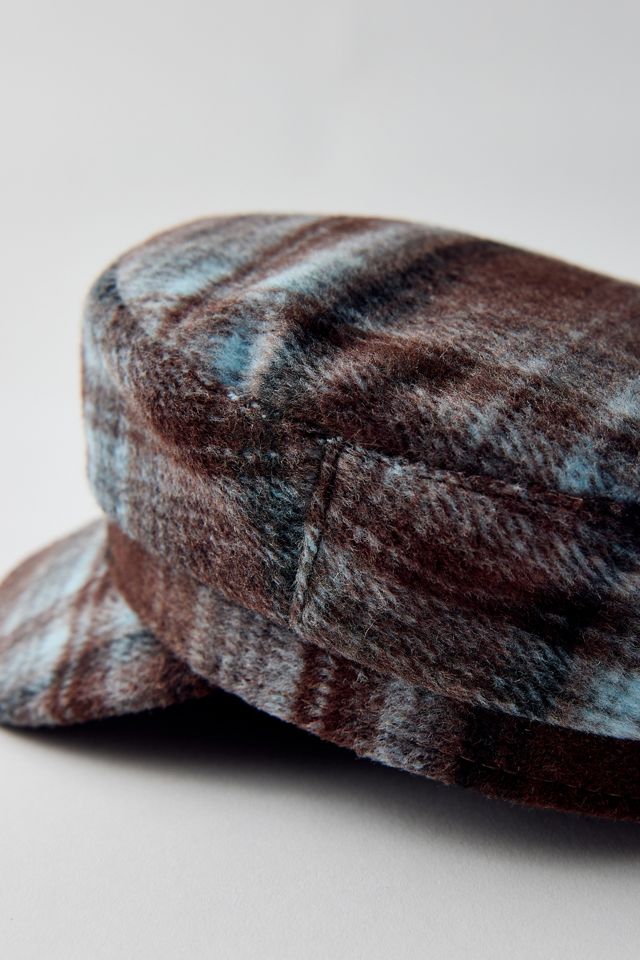 Casquette gavroche à motif écossais #3