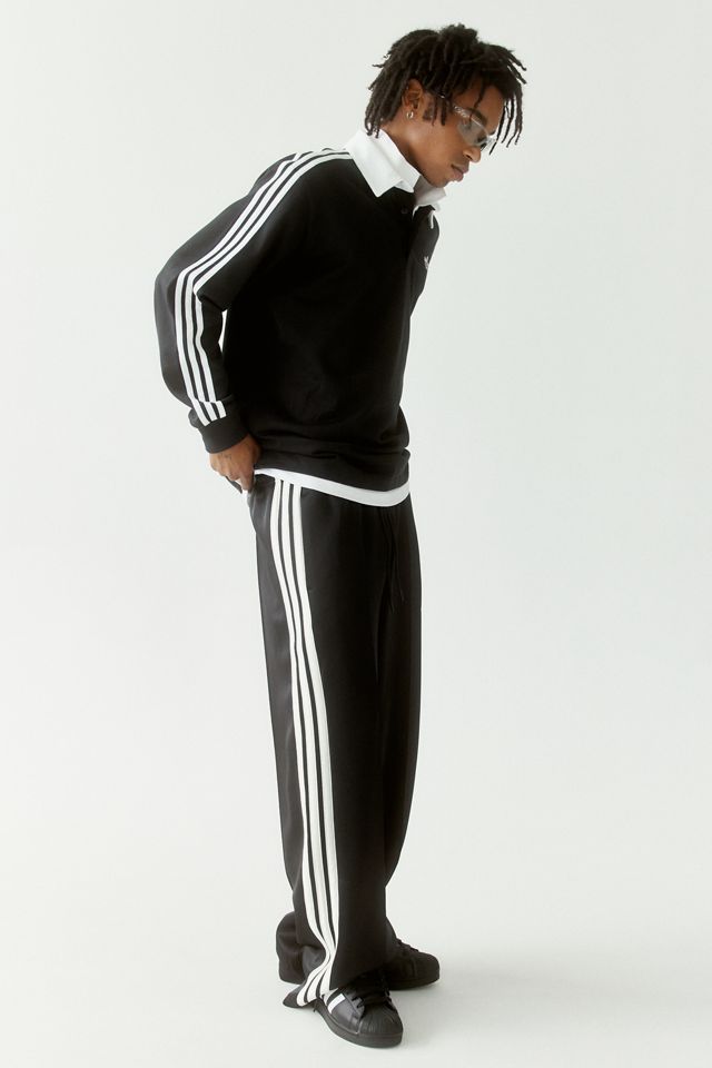 adidas 3-Stripe Long Sleeve Rugby Tee #1