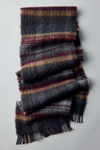 Brushed Plaid Scarf