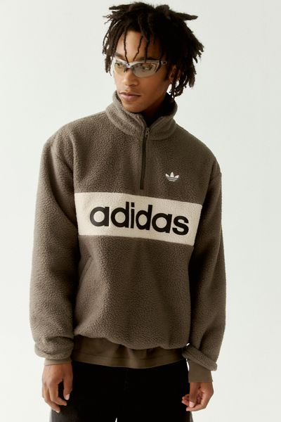 adidas Originals Polar Fleece Quarter-Zip Sweatshirt