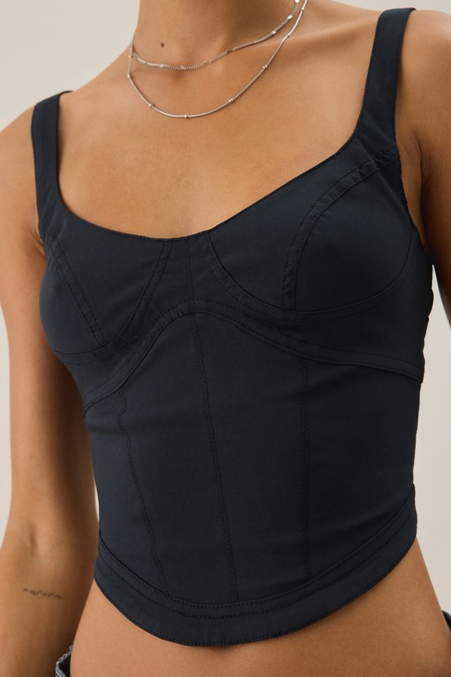 Kimchi Blue Margot Seamed Corset Top #1