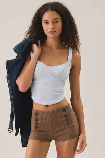 Kimchi Blue Margot Seamed Corset Top