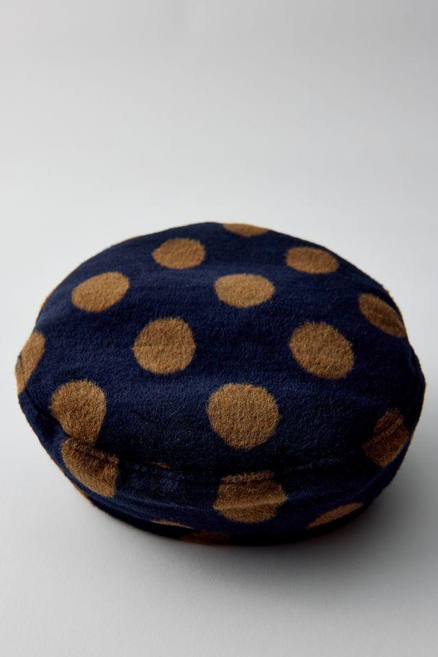 Polka Dot Baker Boy Hat #1