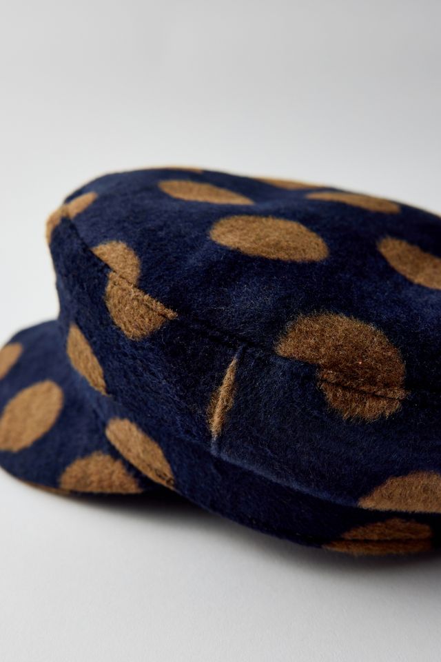 Polka Dot Baker Boy Hat #2