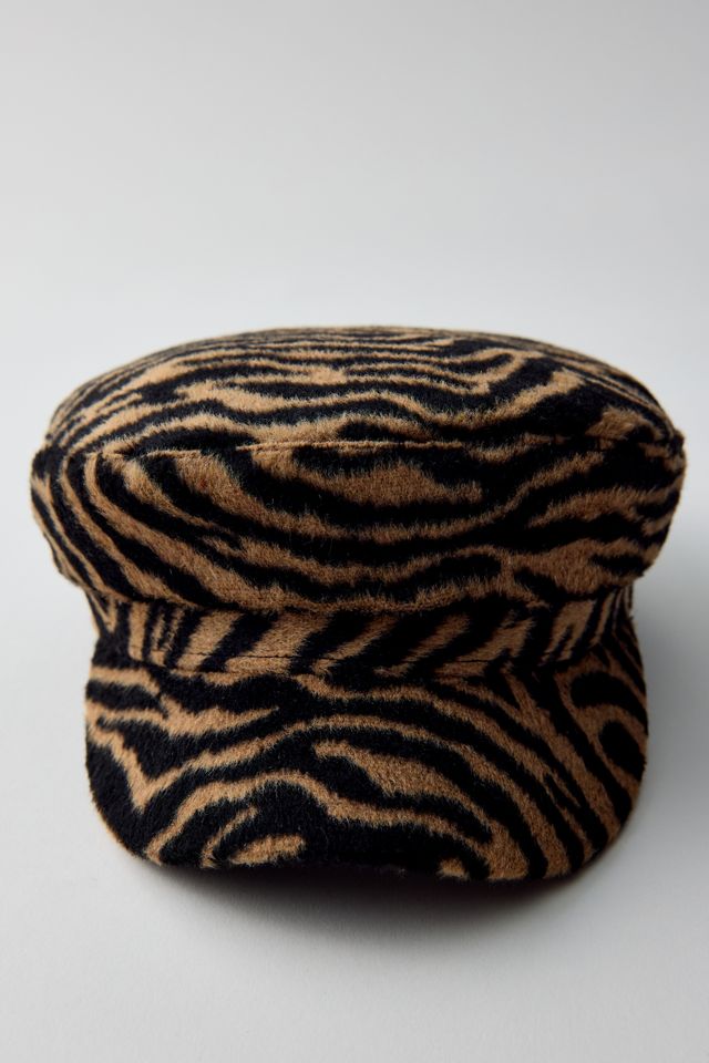 Tiger Pattern Cabbie Hat #1