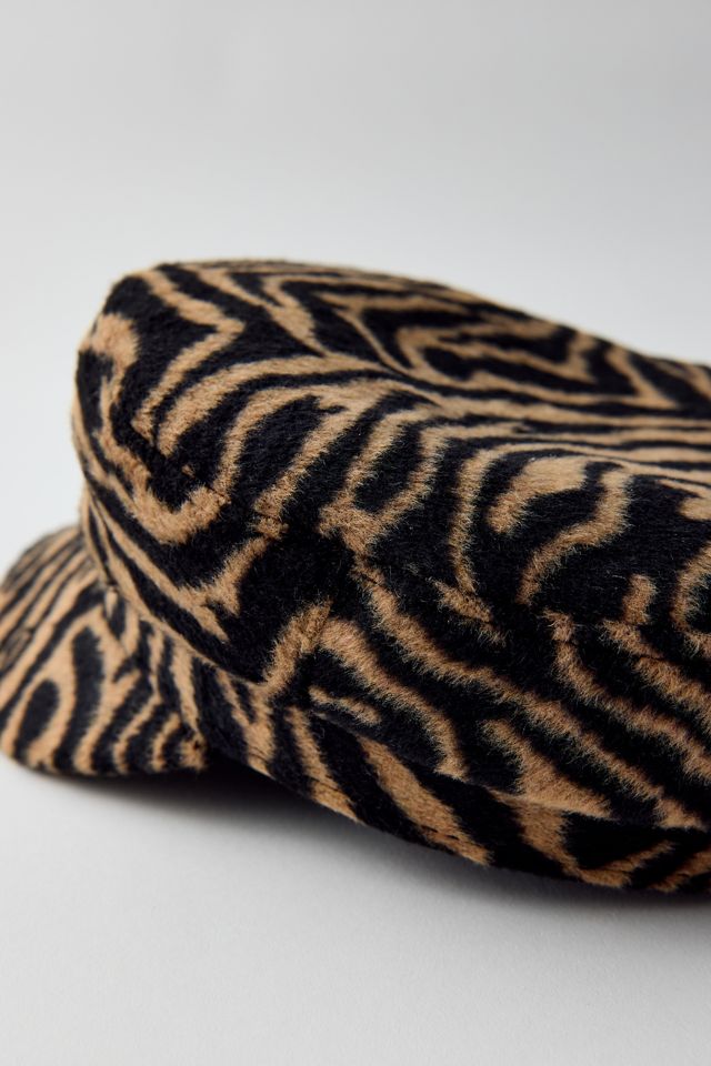 Tiger Pattern Cabbie Hat #3