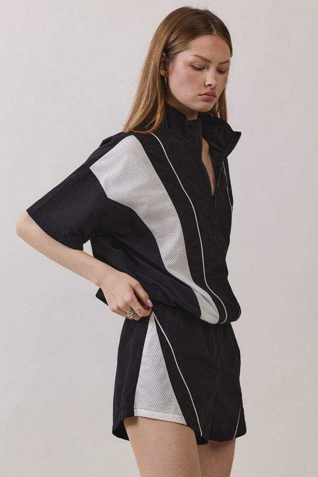 Personal Code Mercer Short Sleeve Anorak Top #1