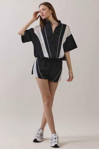 Personal Code Mercer Short Sleeve Anorak Top
