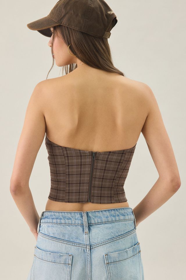 Kimchi Blue Divine Seamed Strapless Bustier Top #3