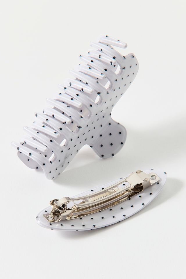 Ensemble de pince griffe et barrette à motifs Out From Under #4