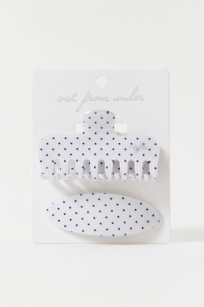 Out From Under Patterned Claw Clip & Barrette Set