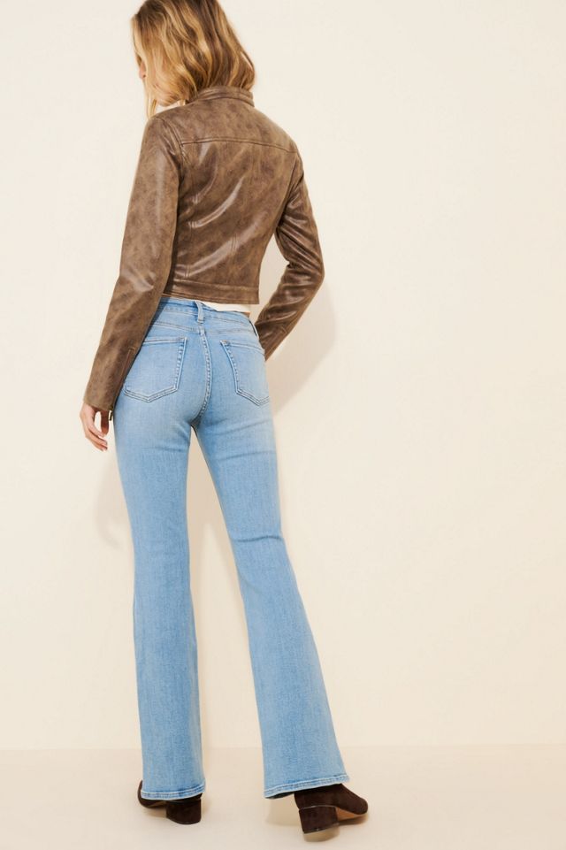 JUST BLACK DENIM Mid-Rise Flare Jeans #1