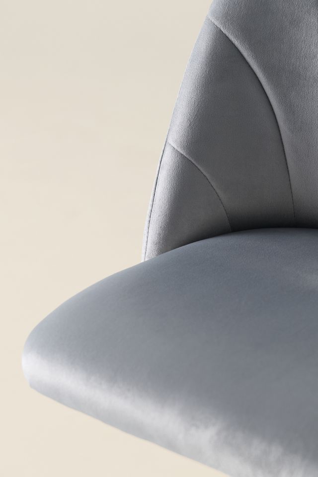 Brielle Adjustable Velvet Desk Chair #3