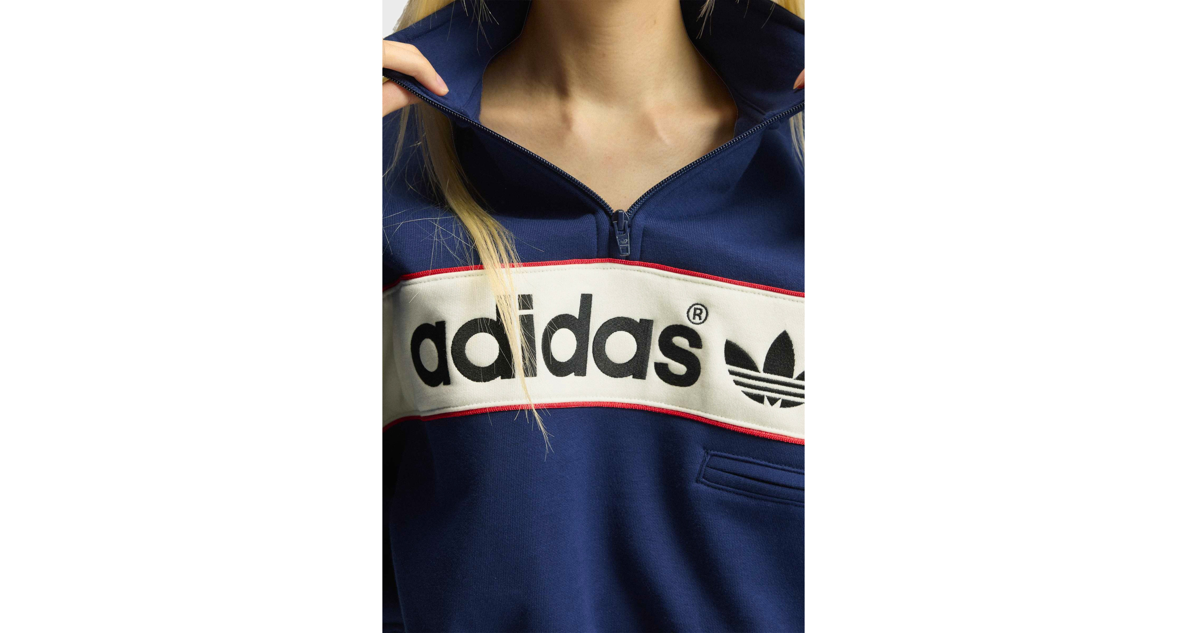 adidas adiSignature NY Quarter Zip Pullover