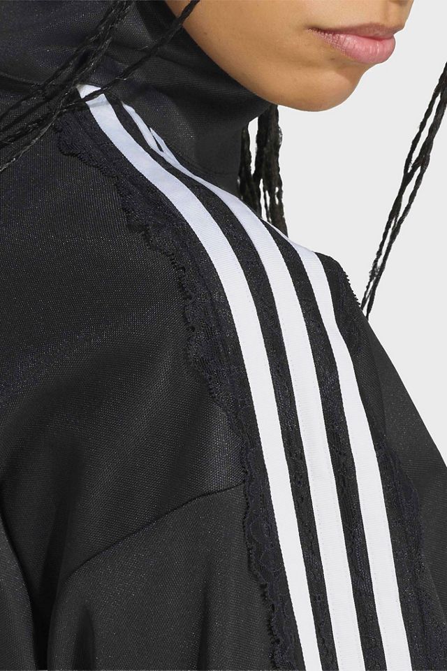 adidas Originals Archive Lace Trim Oversized Track Jacket #2