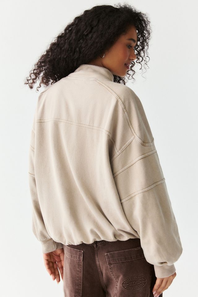 BDG Legacy Vintage Wash Quarter Zip Pullover #3