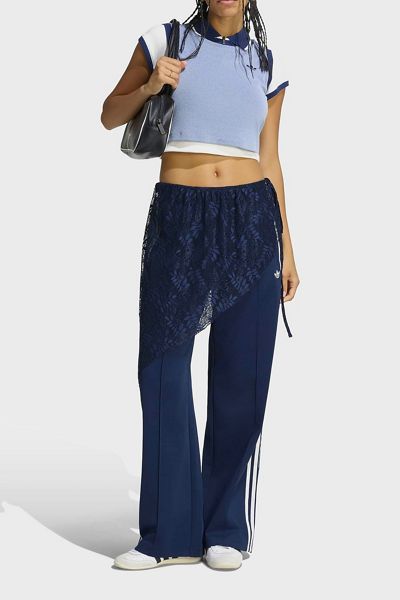 adidas Originals 2-in-1 Firebird Loose Track Pants + Lace Skirt
