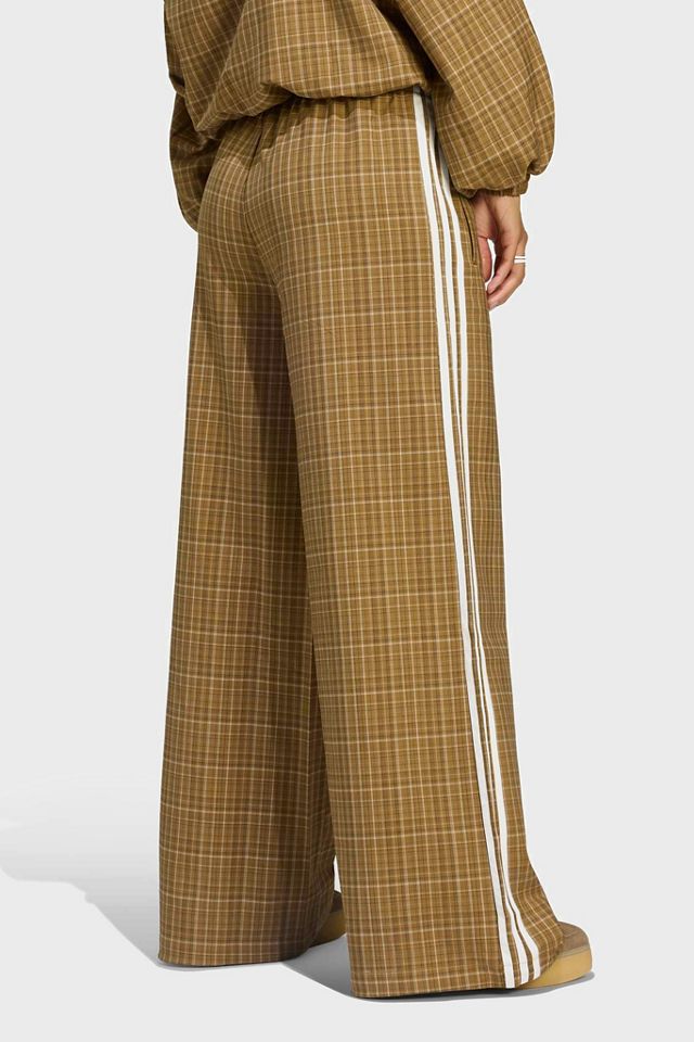 adidas Originals Check Loose Wide Leg Track Pants #1