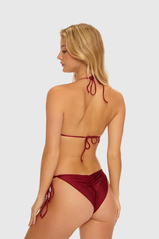 Beach Bunny Swimwear Hollywood Tie Side Skimpy Bottom #1