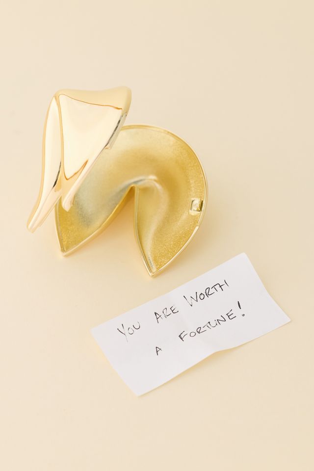 Fortune Cookie Shaped Trinket Box #1