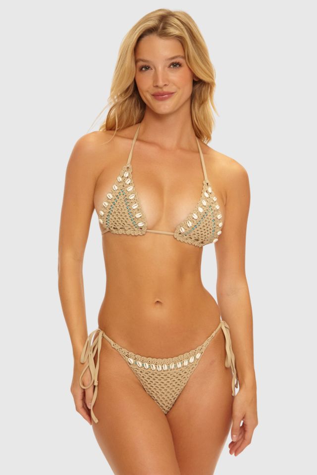 Beach Bunny Swimwear Micha Triangle Bikini Top #4