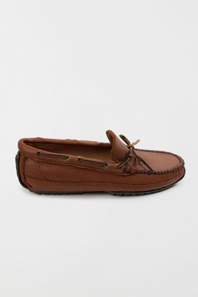 Minnetonka Moosehide Weekender Leather Moccasins