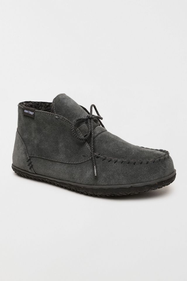 Minnetonka Torrey Suede Lace-up Slipper Boots #1