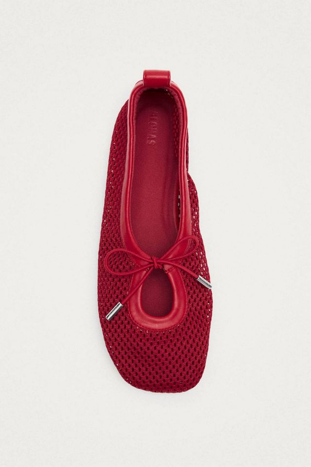 ALOHAS Rosalind Mesh Leather Ballet Flats #1