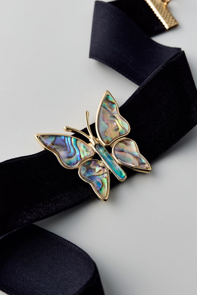 Elena Butterfly Choker Necklace #1