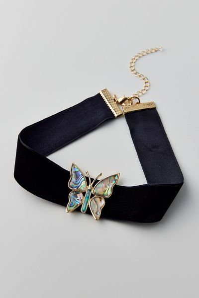 Elena Butterfly Choker Necklace