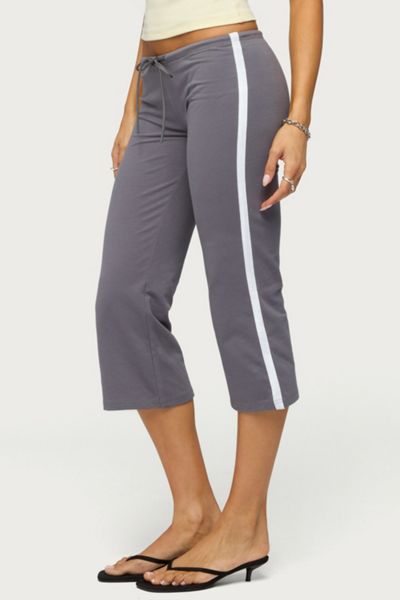 Edikted Milene Contrast Terry Capri Pants