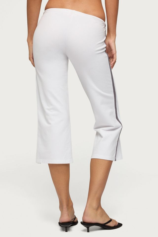 Edikted Milene Contrast Terry Capri Pants #4