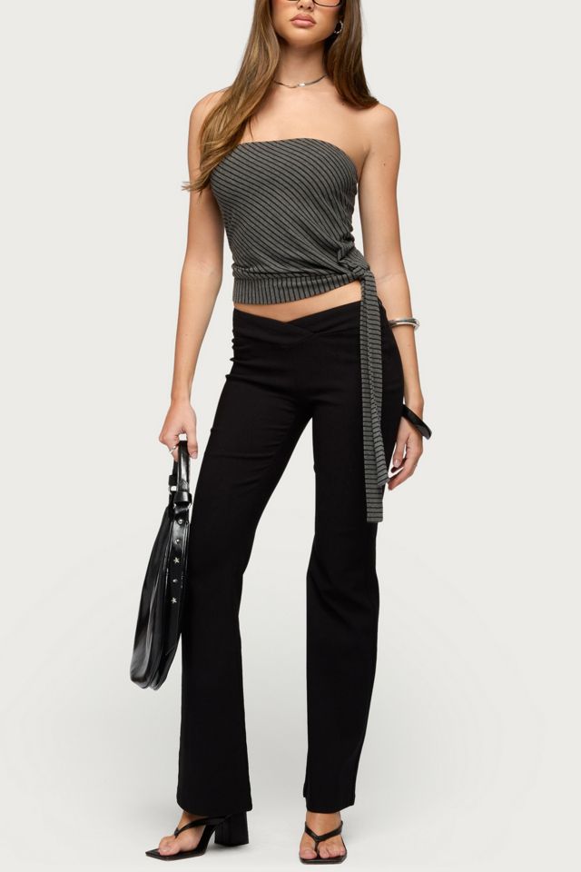 Edikted Margotte Striped Strapless Top #1