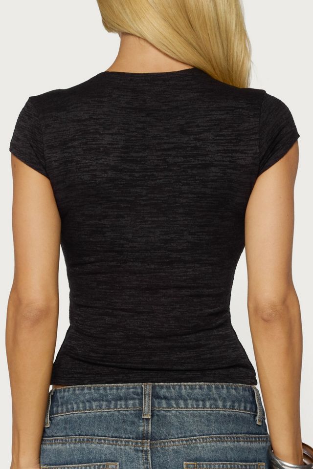 Edikted Swapna Asymmetric Button Up Top #4