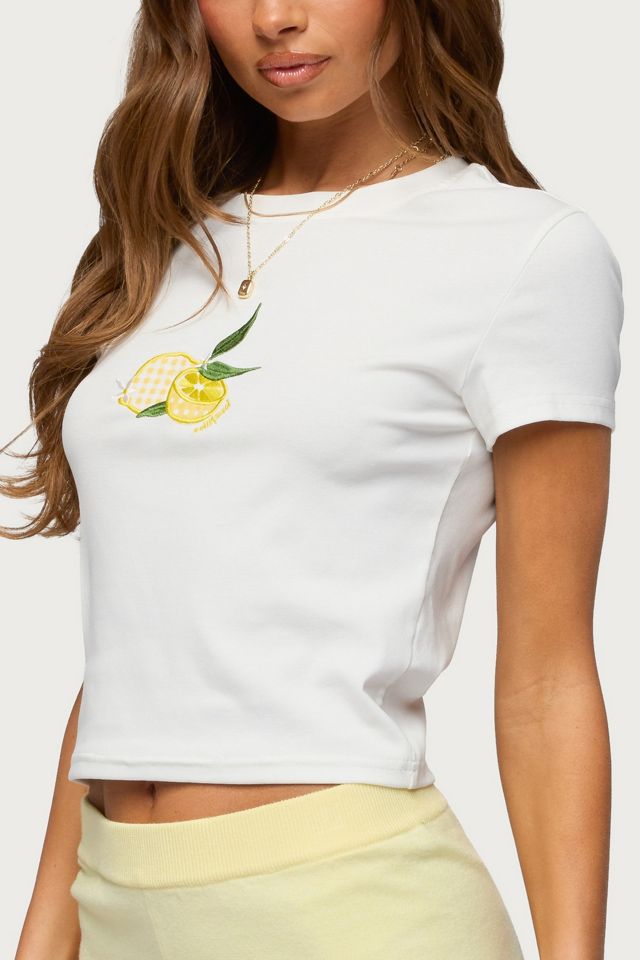 た*く様 earlskateboards Tシャツpunkandyo ec me Edikted Lemon Patch T Shirt | Urban Outfitters
