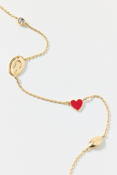 BaubleBar University Of Georgia Spaced Charm Necklace